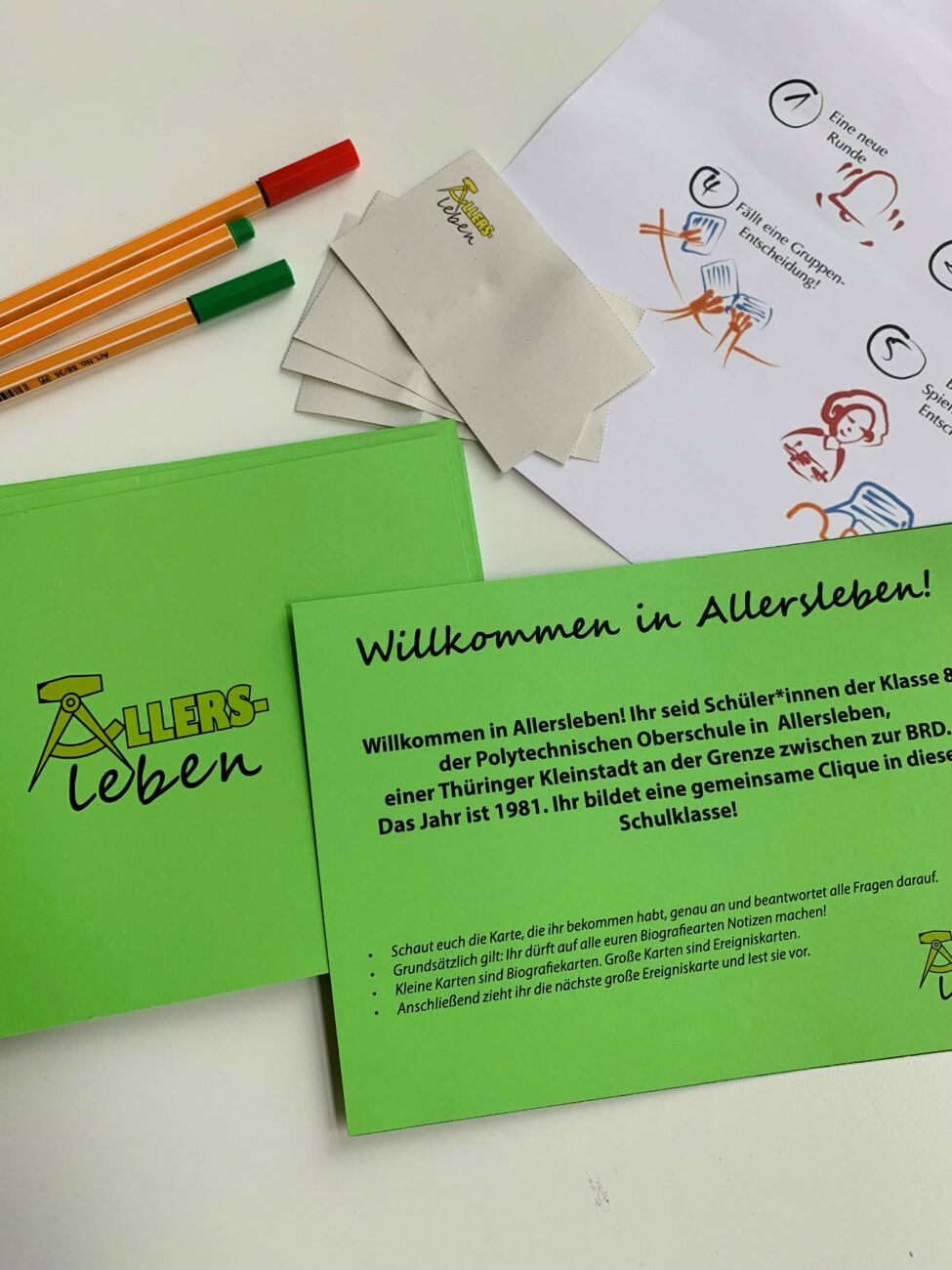 Allersleben Kartenspiel DDR